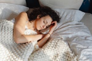 sleeping woman